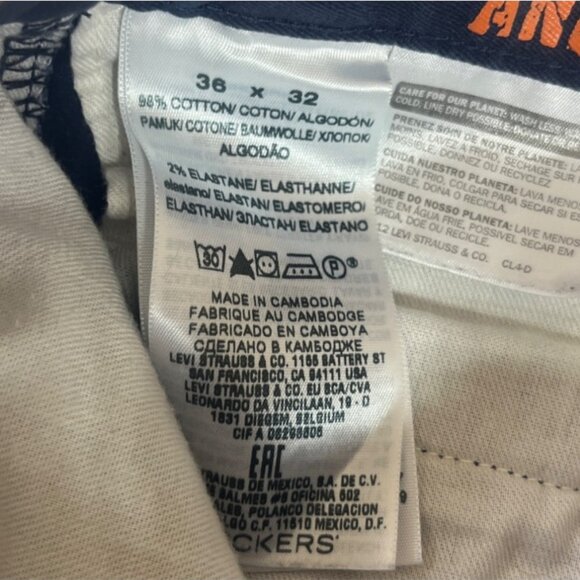 Dockers Pants Chino Mens 36 x 32 Blue - Picture 8 of 10